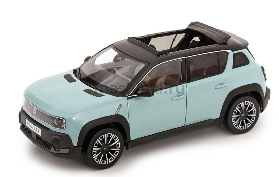 Изображение NOREV 1/18 RENAULT 4 E-Tech Electric 2025 Hauts de France green
