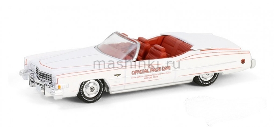 Изображение GREENLIGHT 1/64 CADILLAC Eldorado Convertible Official Pace Car 57th Annual Indianapolis 500 Mile Race 1973