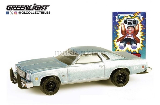 Изображение GREENLIGHT 1/64 CHEVROLET Chevelle Malibu Classic Sawyer Anything 1977 light blue metallic