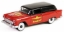 Изображение GREENLIGHT 1/64 CHEVROLET Sedan Delivery Aeroshell 1955 red/black