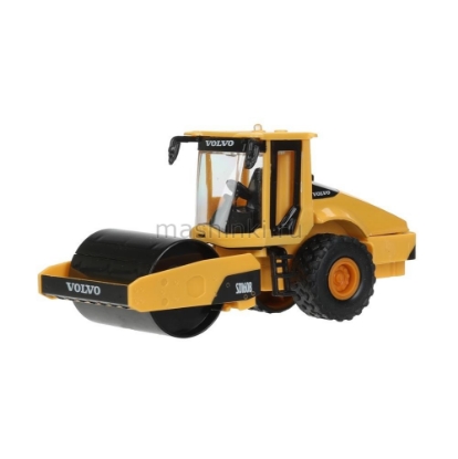 Изображение ТЕХНОПАРК Каток грунтовый VOLVO 14 см подв. детали желтый