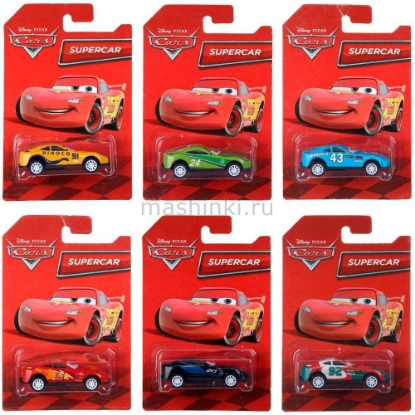 Изображение ТЕХНОПАРК Машина ТАЧКИ Маквин 7,5 см СУПЕРКАР металл. красный блистер