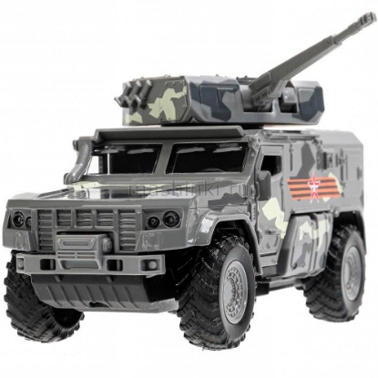 Изображение ТЕХНОПАРК КАМАЗ-4386 Тайфун АРМИЯ РОССИИ 12 см камуфляж серый