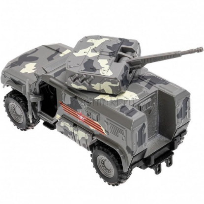 Изображение ТЕХНОПАРК КАМАЗ-4386 Тайфун АРМИЯ РОССИИ 12 см камуфляж серый