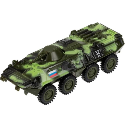 Изображение ТЕХНОПАРК БТР-80 бронетранспортер 13 см повор. башня камуфляж