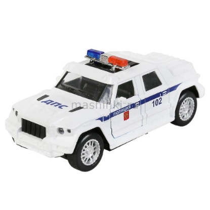 Изображение ТЕХНОПАРК Бронемашина Полиция 12 см белый