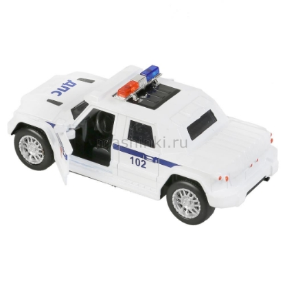 Изображение ТЕХНОПАРК Бронемашина Полиция 12 см белый