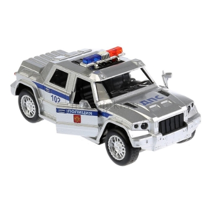 Изображение ТЕХНОПАРК Бронемашина Полиция 12 см (свет, звук) серебристый
