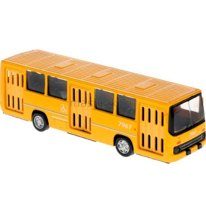 Изображение ТЕХНОПАРК Городской автобус IKABUS 17 см (свет, звук) желтый