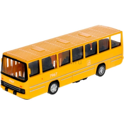 Изображение ТЕХНОПАРК Городской автобус IKABUS 17 см (свет, звук) желтый