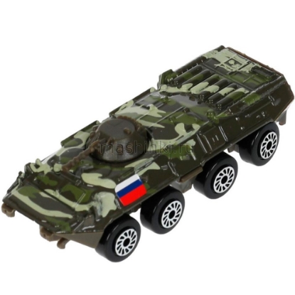 Изображение ТЕХНОПАРК Военная техника 7,5 см (Т-90+БТР-80) металл. камуфляж