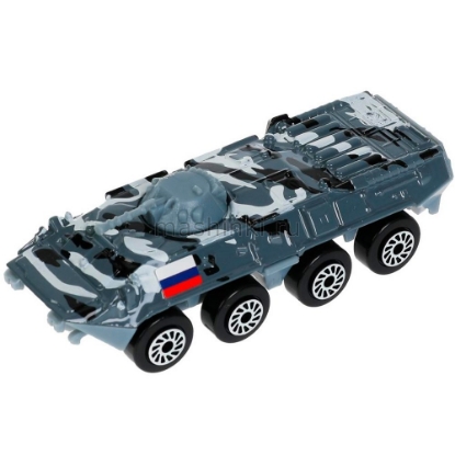 Изображение ТЕХНОПАРК Военная техника 7,5 см (Т-90+БТР-80) металл. камуфляж