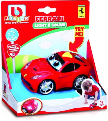 Изображение BBURAGO Junior 01+ FERRARI F12 Berlinetta 12 см (звук, свет) red/красный