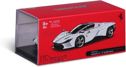 Изображение BBURAGO 1/43 FERRARI Daytona SP3 цвет white/белый