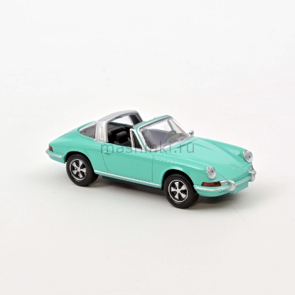 Изображение NOREV JET CAR 1/43 PORSCHE 911 Targa 1969 mint green