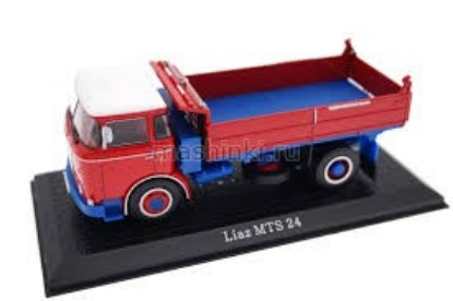 Изображение ATLAS 1/43 LIAZ MTS 24 самосвал красно-синий