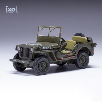 Изображение IXO 1/43 JEEP Willys MB US Army 1943 olive green