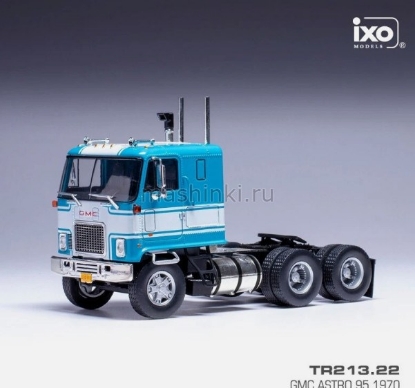 Изображение IXO 1/43 Седельный тягач GMC Astro 95 1970 blue/white