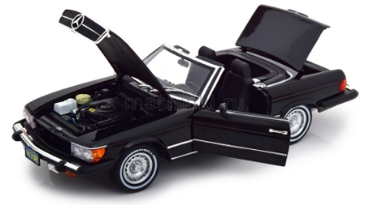 Изображение NOREV 1/18 MERCEDES-BENZ 450 SL R107 US Version American Gigolo 1979 black