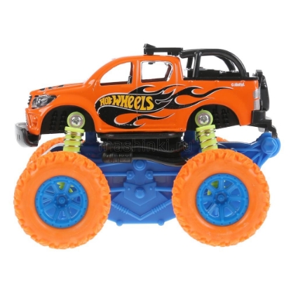 Изображение HOT WHEELS ТП Внедорожник пикап 4x4 (свет, звук) 12 см оранжевый