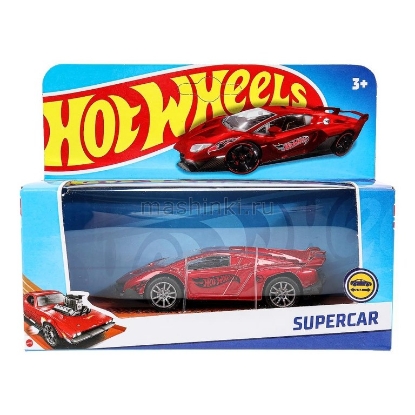 Изображение HOT WHEELS ТП Спорткар (свет, звук) 10 см красный