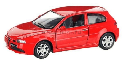 Изображение KINSMART ALFA ROMEO 147 GTA белый