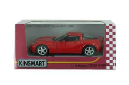 Изображение KINSMART CHEVROLET Corvette Z06 2007 оранжевый