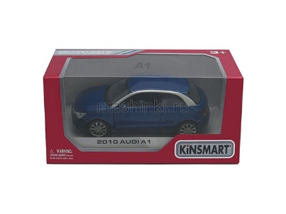 Изображение KINSMART AUDI A1 WB 2010 синий