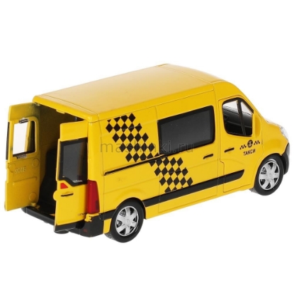 Изображение ТЕХНОПАРК RENAULT Мaster такси 14 см желтый