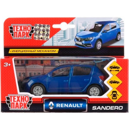 Изображение ТЕХНОПАРК RENAULT Sandero 12 см синий