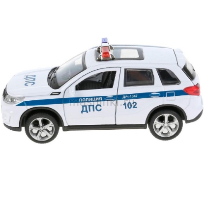 Изображение ТЕХНОПАРК SUZUKI Vitara Полиция 12 см (свет, звук) белый