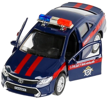 Изображение ТЕХНОПАРК TOYOTA Camry Следственный комитет 12 см (свет, звук) синий откр. коробка