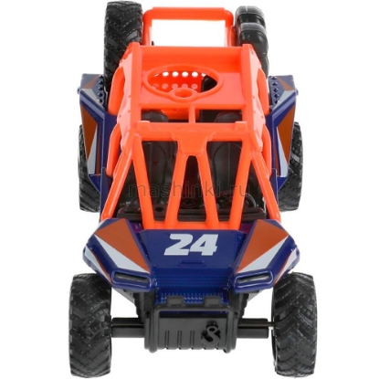 Изображение ТЕХНОПАРК Багги Автоспорт 12 см оранж-синий