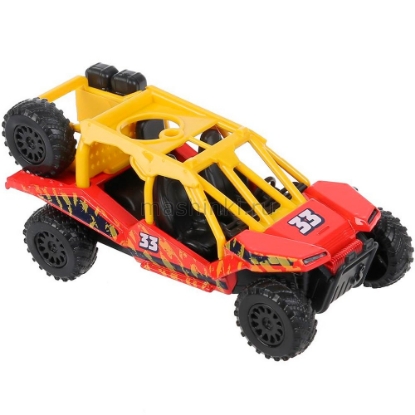 Изображение ТЕХНОПАРК Багги Автоспорт 12 см красный