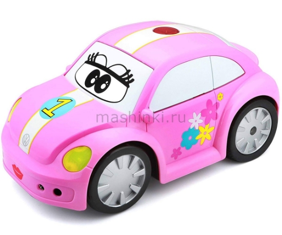 Изображение R/C BBURAGO VW New Beetle 18 см р/у pink/розовый