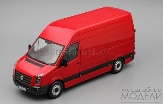 Изображение CARARAMA 1/24 VW Crafter Van красный