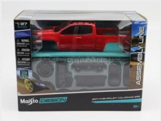 Изображение MAISTO KIT 1/24 CHEVROLET Colorado ZR2 2017 red/красный