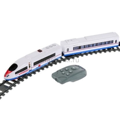 Изображение Ж/Д R/C ИГРАЕМ ВМЕСТЕ Скоростной поезд САПСАН р/у (свет, звук) 675 см