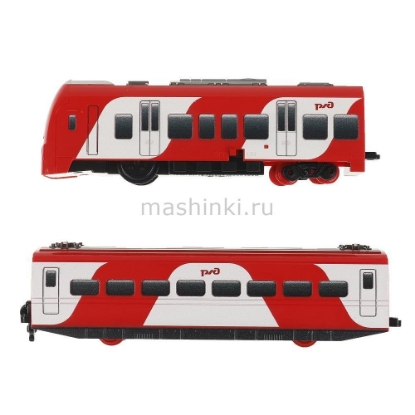 Изображение Ж/Д ИГРАЕМ ВМЕСТЕ Железная дорога Ласточка РЖД (свет, звук) 17 деталей 280 см