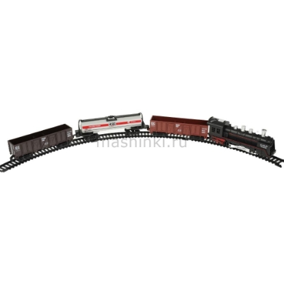 Изображение Ж/Д ТЕХНОДРАЙВ Железная дорога КРАСНАЯ СТРЕЛА (свет, звук) 246 см