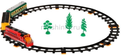 Изображение Ж/Д ТЕХНОДРАЙВ Железная дорога 188 см (свет, звук) 61,5х26,5х6 см