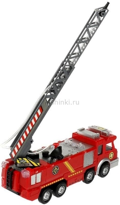Изображение ТЕХНОДРАЙВ Машина пожарная лестница (свет, звук, вода) пластм. красный