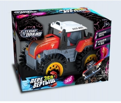 Изображение ТЕХНОДРАЙВ Трактор-перевертыш на 360 на батарейках
