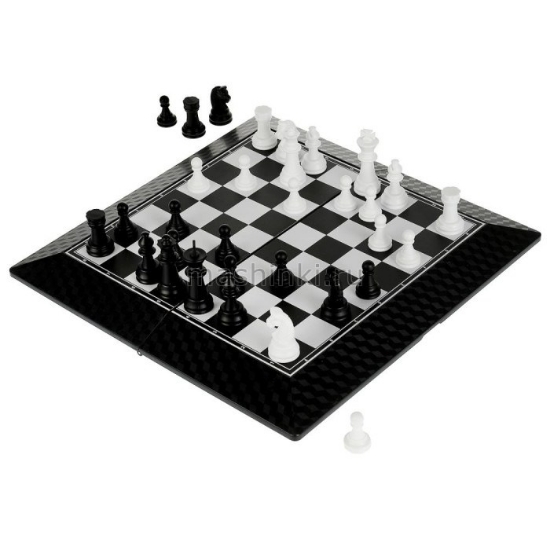 Изображение Шахматы ИГРАЕМ ВМЕСТЕ Шахматы 15х30х4 см