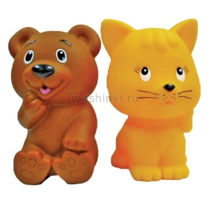 Изображение Пластизоль КАПИТОШКА Игр. д/ванны Котик оранж.