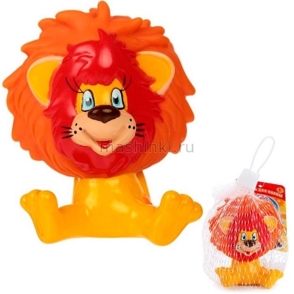 Изображение Пластизоль КАПИТОШКА Игр. д/ванны Львенок СОЮЗМУЛЬТФИЛЬМ желтый-оранжевый