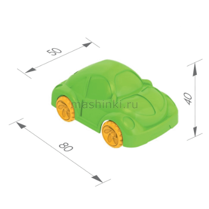 Изображение НОРДПЛАСТ Машинки Ашки мини 5 шт