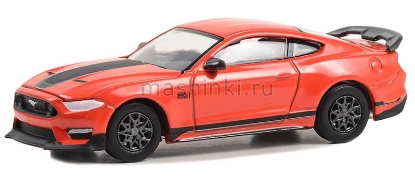 Изображение GREENLIGHT 1/64 FORD Mustang Mach 1 2021 race red