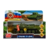 Изображение ТЕХНОПАРК Танк T-34 12 см (свет, звук) металл. хаки