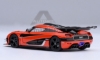 Изображение AUTOART 1/64 KOENIGSEGG One lava orange/carbon fiber/silver stripes